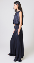 Load image into Gallery viewer, Traffic People - Any Moment Now Aurora Wide Leg Trousers in Navy
