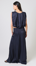 Load image into Gallery viewer, Traffic People - Any Moment Now Aurora Wide Leg Trousers in Navy
