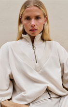 Load image into Gallery viewer, Yaya - Sweater with half zipper and double collar
