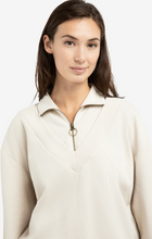 Load image into Gallery viewer, Yaya - Sweater with half zipper and double collar
