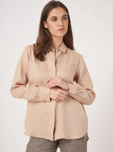 Load image into Gallery viewer, Repeat - Basic Pure Linen Blouse With Breast Pockets
