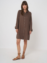 Load image into Gallery viewer, Repeat - Women’s Pure Linen Shirt Dress
