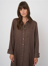 Load image into Gallery viewer, Repeat - Women’s Pure Linen Shirt Dress
