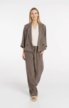Load image into Gallery viewer, Yaya - Woven wide leg trousers with elastic waistband

