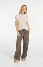 Load image into Gallery viewer, Yaya - Woven wide leg trousers with elastic waistband
