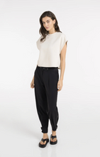 Load image into Gallery viewer, Yaya - Sleeveless boxy sweatshirt with ribbed details
