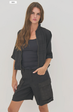 Load image into Gallery viewer, Nu Denmark - Dai Linen Jacket in Black
