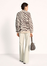 Load image into Gallery viewer, Riani - Zebra Knit Cardigan in Oat
