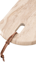 Load image into Gallery viewer, Yaya - Marble serving platter with leather cord
