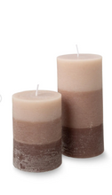 Load image into Gallery viewer, Yaya - Large pillar candle with color gradient

