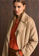 Load image into Gallery viewer, Riani - Long Wool Coat in Chai
