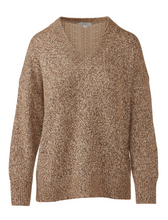 Load image into Gallery viewer, Kinross Cashmere - Sequin Marl Easy Vee
