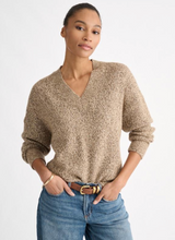 Load image into Gallery viewer, Kinross Cashmere - Sequin Marl Easy Vee

