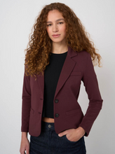 Load image into Gallery viewer, Repeat - Modal-Cotton French Terry Sweatshirt Blazer in Lava
