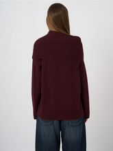 Load image into Gallery viewer, Repeat - Italian Lambswool Sweater With Wide Ribbed Cuffs
