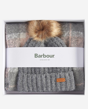 Load image into Gallery viewer, Barbour - Saltburn Beanie &amp; Tartan Scarf Gift Set
