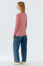 Load image into Gallery viewer, Oui - SUMIKO Long-sleeved shirt - rose red
