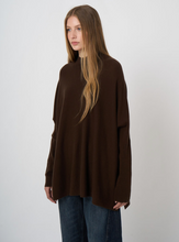 Load image into Gallery viewer, Repeat - Oversized Organic Cashmere-Blend Sweater With Stand Collar
