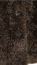 Load image into Gallery viewer, Yaya - Oversized short faux fur jacket with buttons
