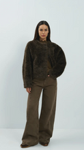 Load image into Gallery viewer, Yaya - Oversized short faux fur jacket with buttons
