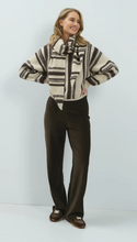 Load image into Gallery viewer, Yaya - Wide leg trousers in soft rib velour
