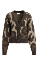 Load image into Gallery viewer, Yaya - Knitted cardigan with pattern and batwing sleeves
