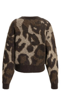 Load image into Gallery viewer, Yaya - Knitted cardigan with pattern and batwing sleeves
