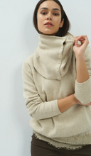Load image into Gallery viewer, Yaya - Sweater with detachable turtleneck collar
