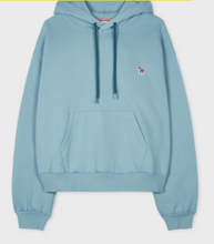 Load image into Gallery viewer, Ps Paul Smith - Women&#39;s Steel Blue Cotton Zebra Logo Hoodie
