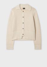 Load image into Gallery viewer, Ps Paul Smith - Women&#39;s Cream Geometric Cardigan
