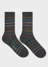 Load image into Gallery viewer, Ps Paul Smith - Glitter Stripe Stock in Black

