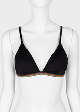 Load image into Gallery viewer, Ps Paul Smith - Women&#39;s Black &#39;Signature Stripe&#39; Bikini Top
