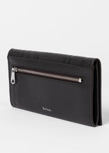 Load image into Gallery viewer, Ps Paul Smith - Leather &#39;Shadow Stripe&#39; Tri-Fold Purse
