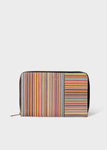 Load image into Gallery viewer, Ps Paul Smith - &#39;Signature Stripe&#39; Zip-Around Purse

