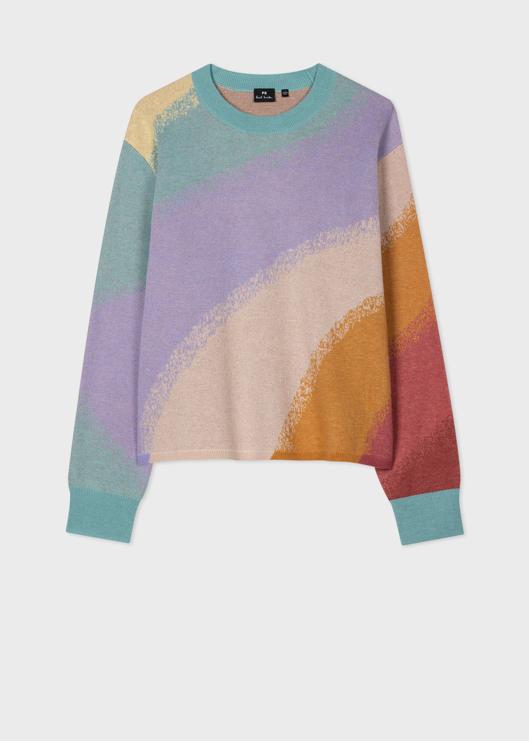 Ps Paul Smith - Knitted Crew Neck Swirl Sweater