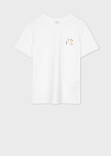 Load image into Gallery viewer, Ps Paul Smith - Women&#39;s White &#39;Swirl&#39; PS Logo T-Shirt
