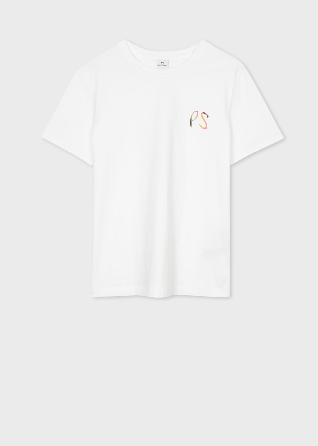 Ps Paul Smith - Women's White 'Swirl' PS Logo T-Shirt