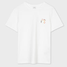 Load image into Gallery viewer, Ps Paul Smith - Women&#39;s White &#39;Swirl&#39; PS Logo T-Shirt
