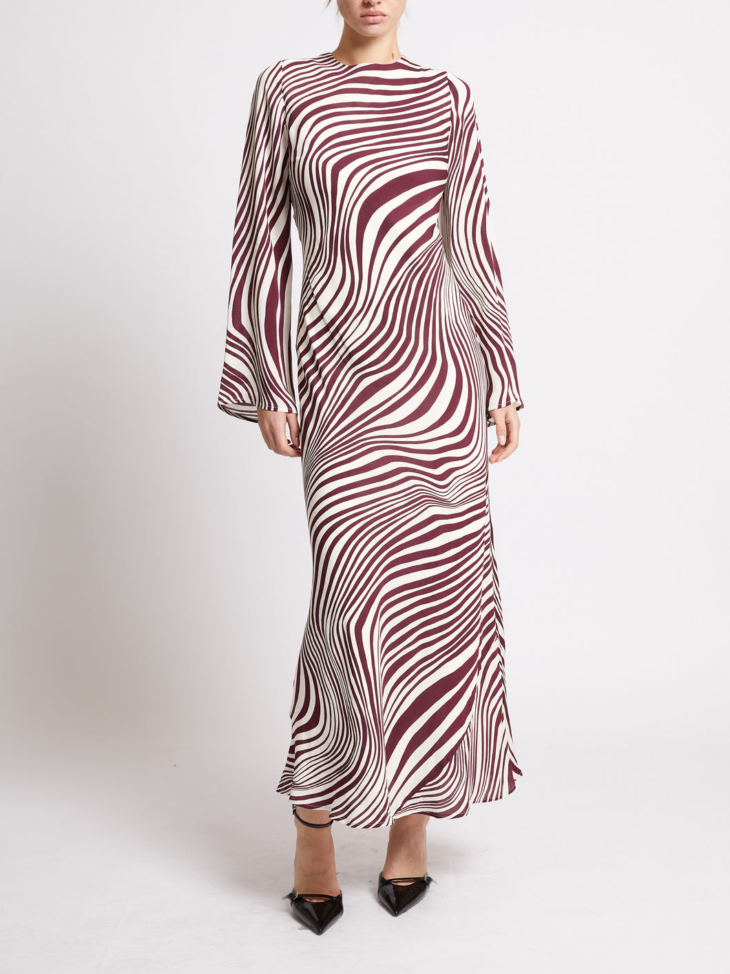 French Connection - Ziggy Lara Viscose Dress in Red