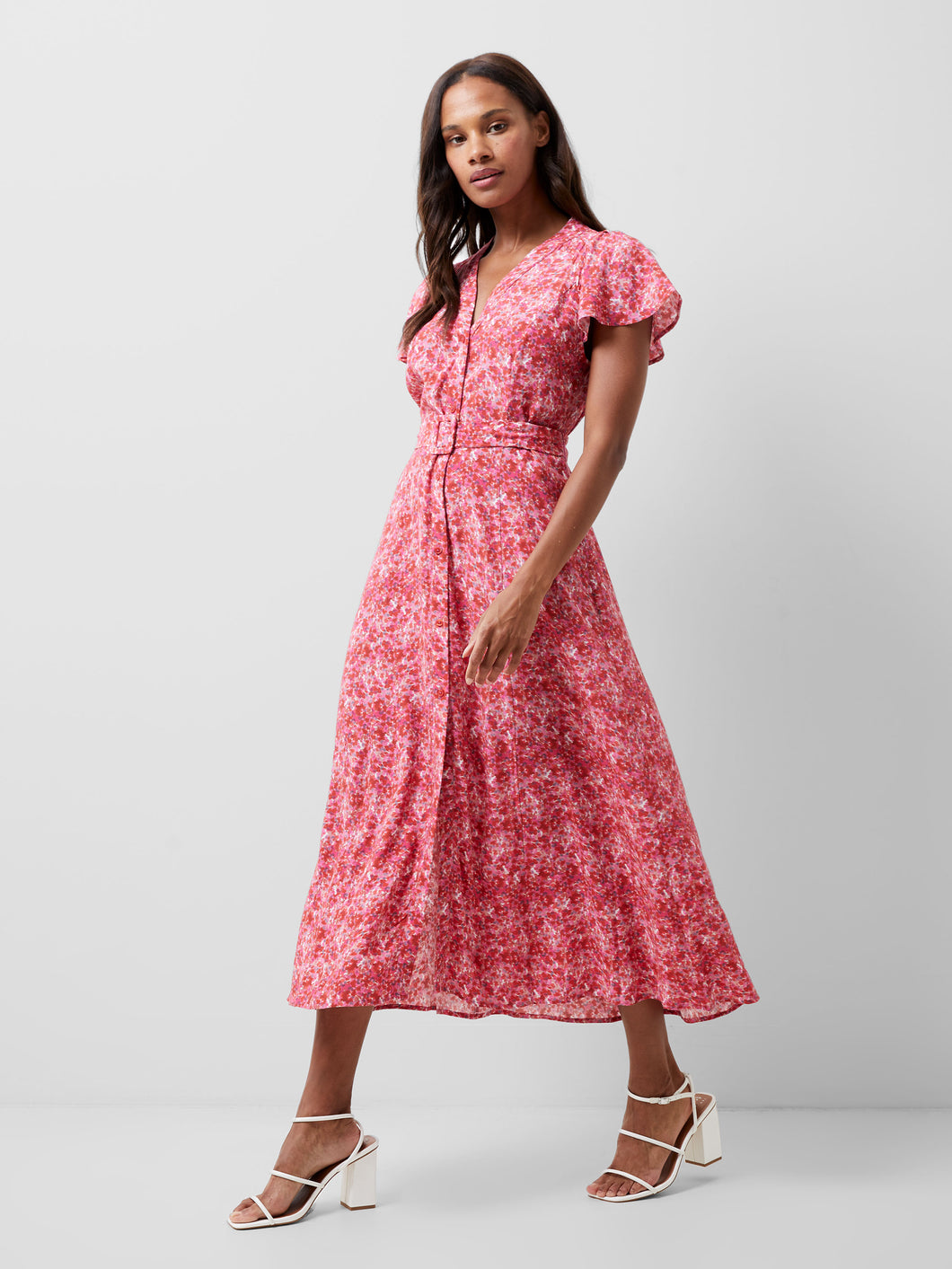 French Connection - Cass Eco Delphine Midi Dress
