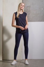 Load image into Gallery viewer, French Connection - Polly Plains Capped T in Navy
