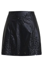 Load image into Gallery viewer, French Connection - Carlotta PU Mini Skirt in Black
