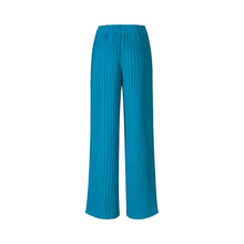 Load image into Gallery viewer, Riani - Wide-Fit Plisse Trousers in Blue
