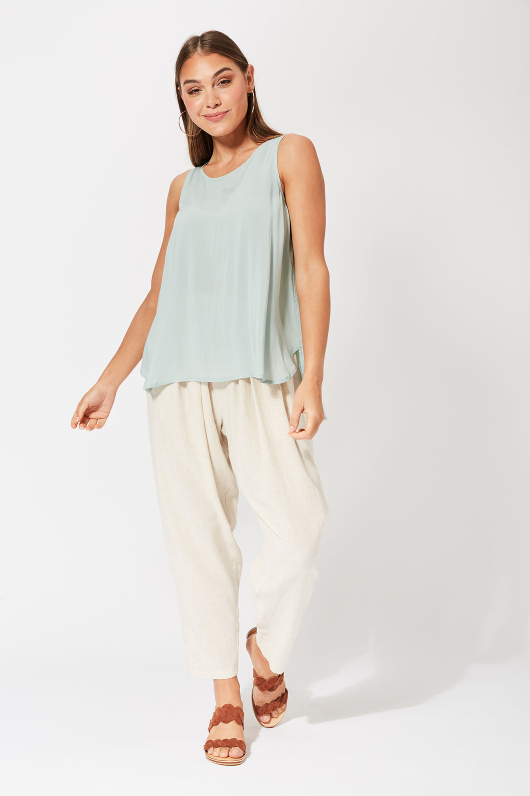 Haven - Saba Tank Top in Mineral