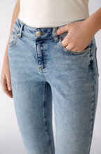 Load image into Gallery viewer, Oui - Denim Cropped Skinny Jeans
