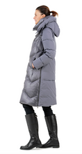 Load image into Gallery viewer, Diego M - Lilac Long Padded Coat
