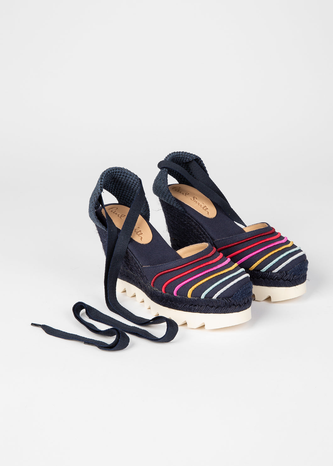 Ps Paul Smith - Emmie Swirl Detail Wedge in Navy
