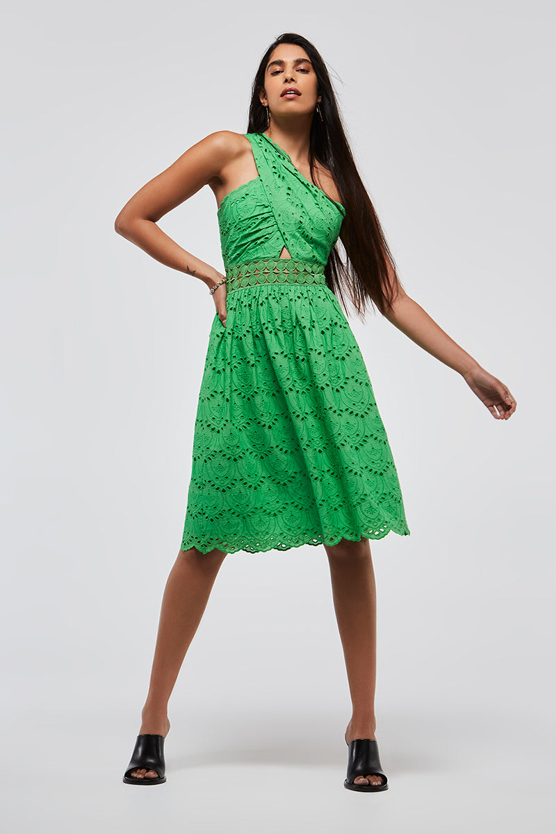 French Connection - Appelona Broderie Anglaise Dress